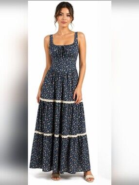 knee length dresses for ladies The Eden Maxi Dress in Strawberry Thicket 4XL